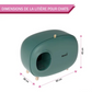 Cat Litter Box 60x38x45 cm - Covered Cat Toilet House - Enclosed Litter Tray