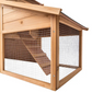 Hamster Cage Wooden Small Rodent Hutch 89 x 30 x 37.5 Inches