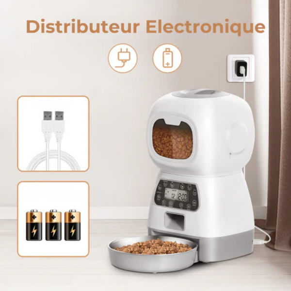 Automatic Pet Feeder for Dog and Cat Dry Food
