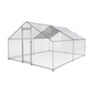 12 ft x 10 ft Galvanized Steel Chicken Coop Run 130 sq ft Wire Mesh Enclosure