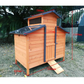 FSC Certified Wooden Chicken Coop for 4 to 6 Hens with Lift-Up Roof