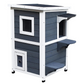 Weatherproof Outdoor Cat House Durable Pet Shelter