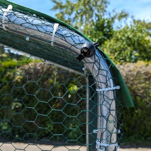 Chicken Coop Run - 65 Sq Ft 38mm Wire Mesh 2x3x7.4ft Galvanized Steel