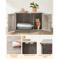 Cat Toilet Furniture - Cat Litter Box with Removable Divider - Modern Cat Litter Cabinet
