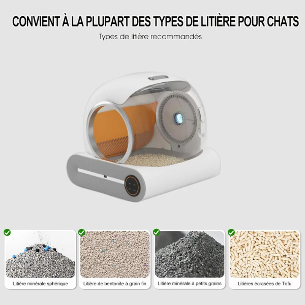 Smart Automatic Cat Litter Box with WiFi Connectivity