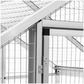 XXL Aluminum Aviary Cage 48 x 70 x 77 Inches with Large Door 63 x 24 Inches for Birds and Pets