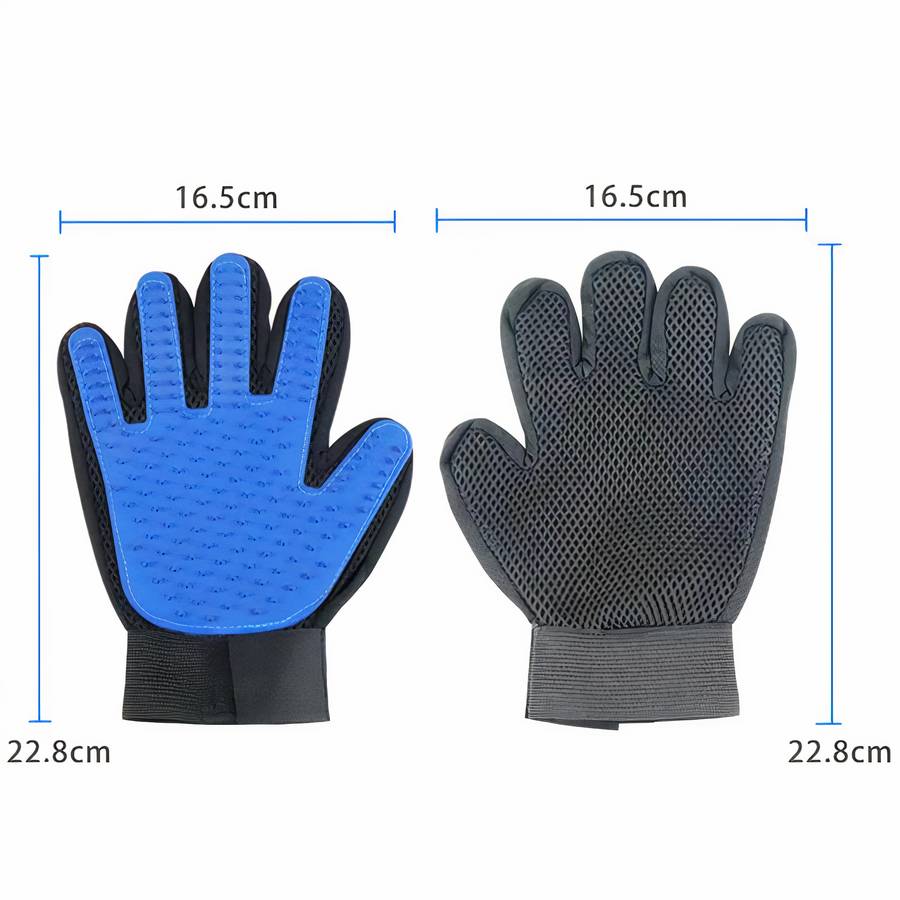 Dog Grooming and Massage Glove Pet Hair Removal Brush