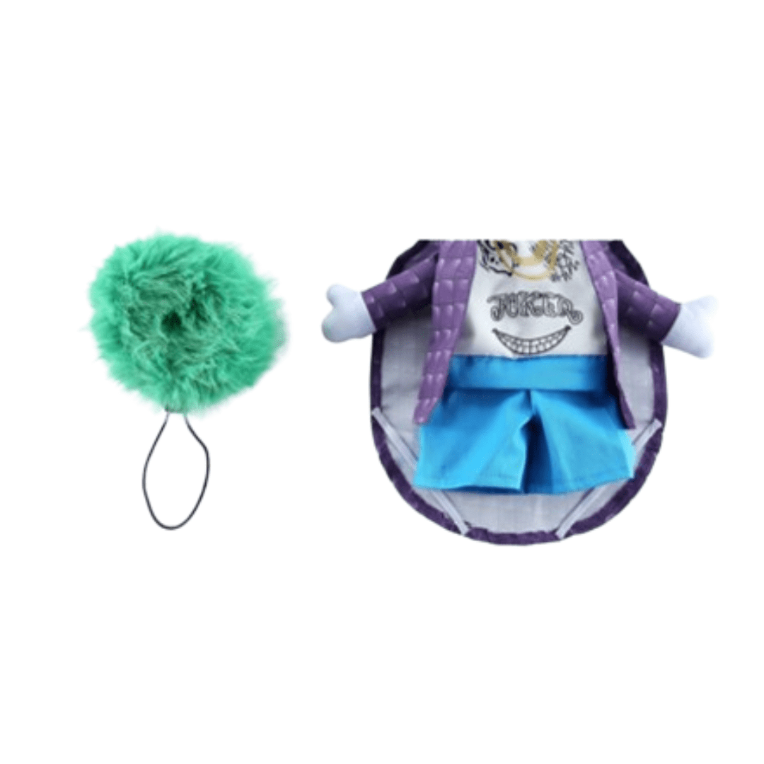 Joker Costume for Dogs and Cats Pet Halloween Outfit