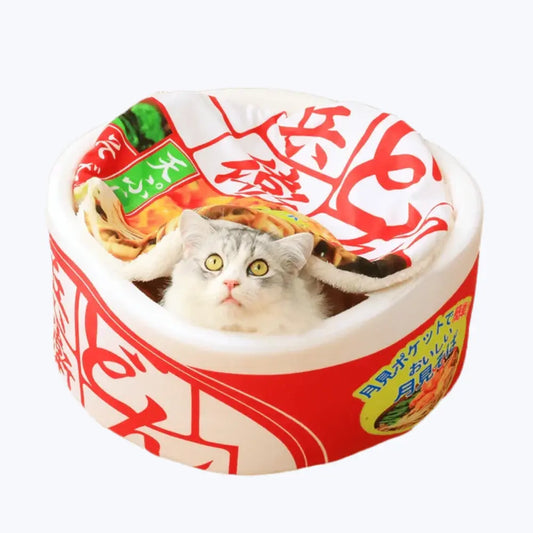 Japanese Style Cat Bed Plush Cozy Pet Sleeping Mat
