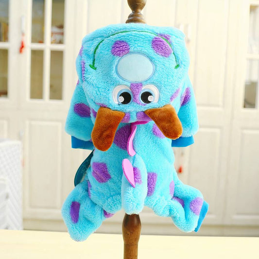 Cute Thick Hooded Dog Coat Warm Winter Jacket for Small Medium Large Dogs