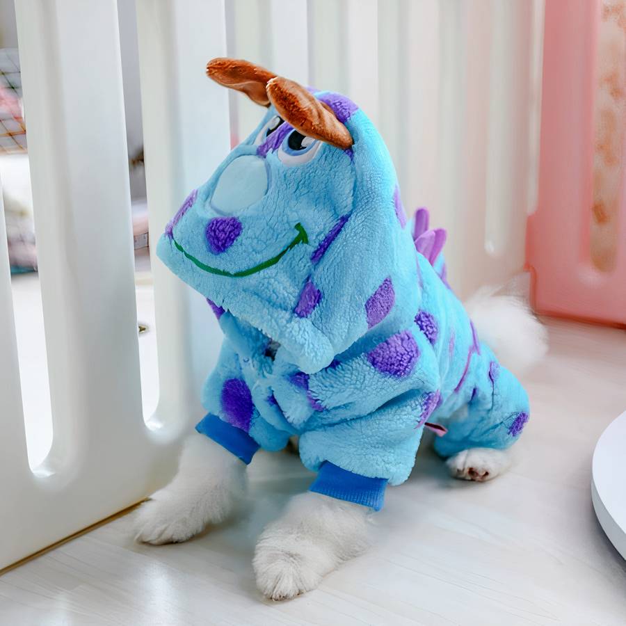 Cute Thick Hooded Dog Coat Warm Winter Jacket for Small Medium Large Dogs