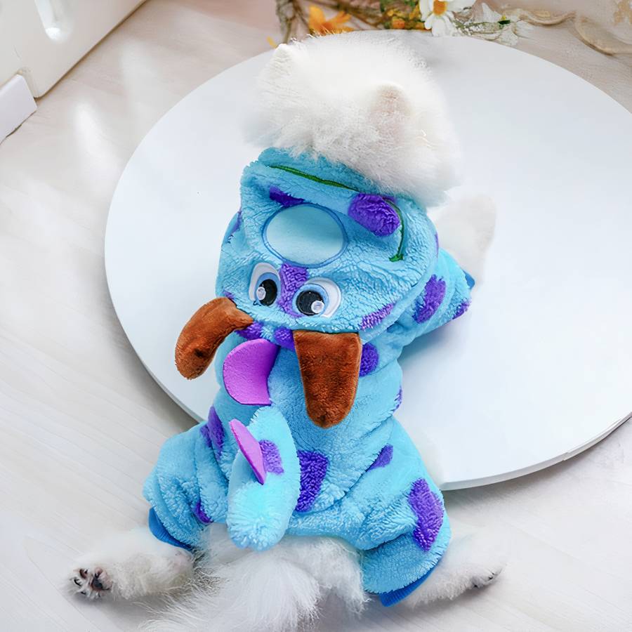 Cute Thick Hooded Dog Coat Warm Winter Jacket for Small Medium Large Dogs