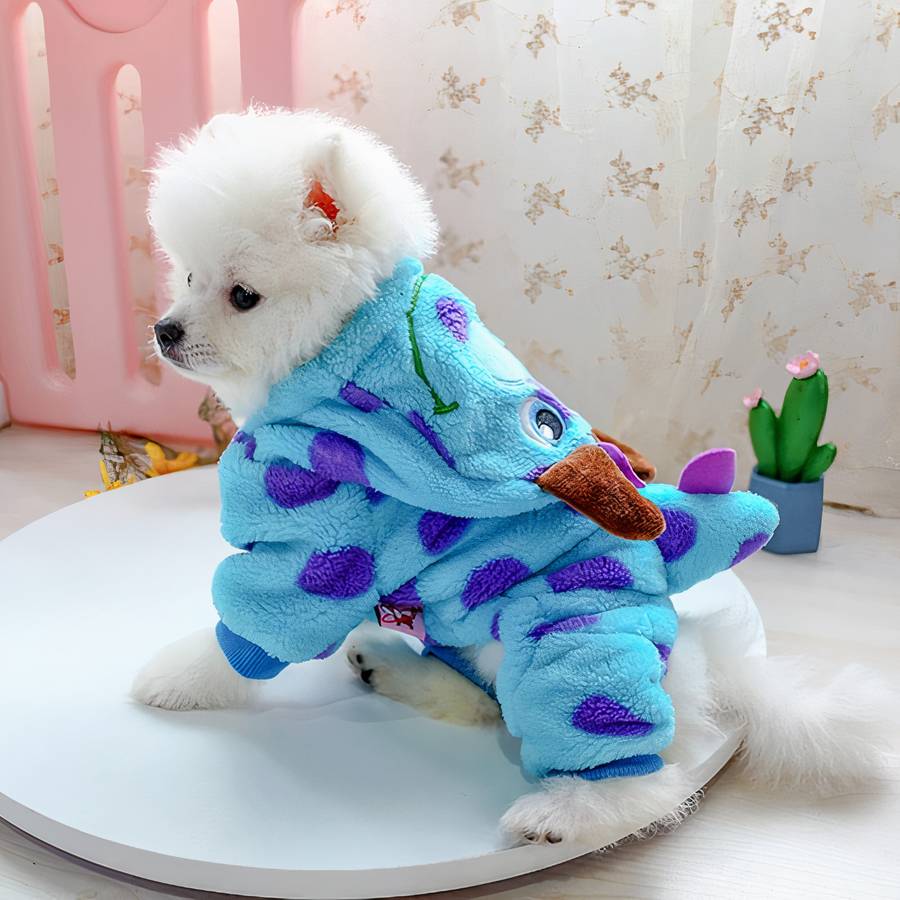 Cute Thick Hooded Dog Coat Warm Winter Jacket for Small Medium Large Dogs