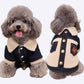 Winter Dog Jacket Denim Coat Warm Pet Outerwear