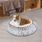 XXL Gray Cotton Plush Dog Bed Basket