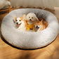 XXL Plush Round Dog Bed Extra Large Soft Cozy Pet Basket