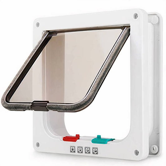 Dog Flap Door Pet Door for Dogs with Easy Install and Secure Lock
