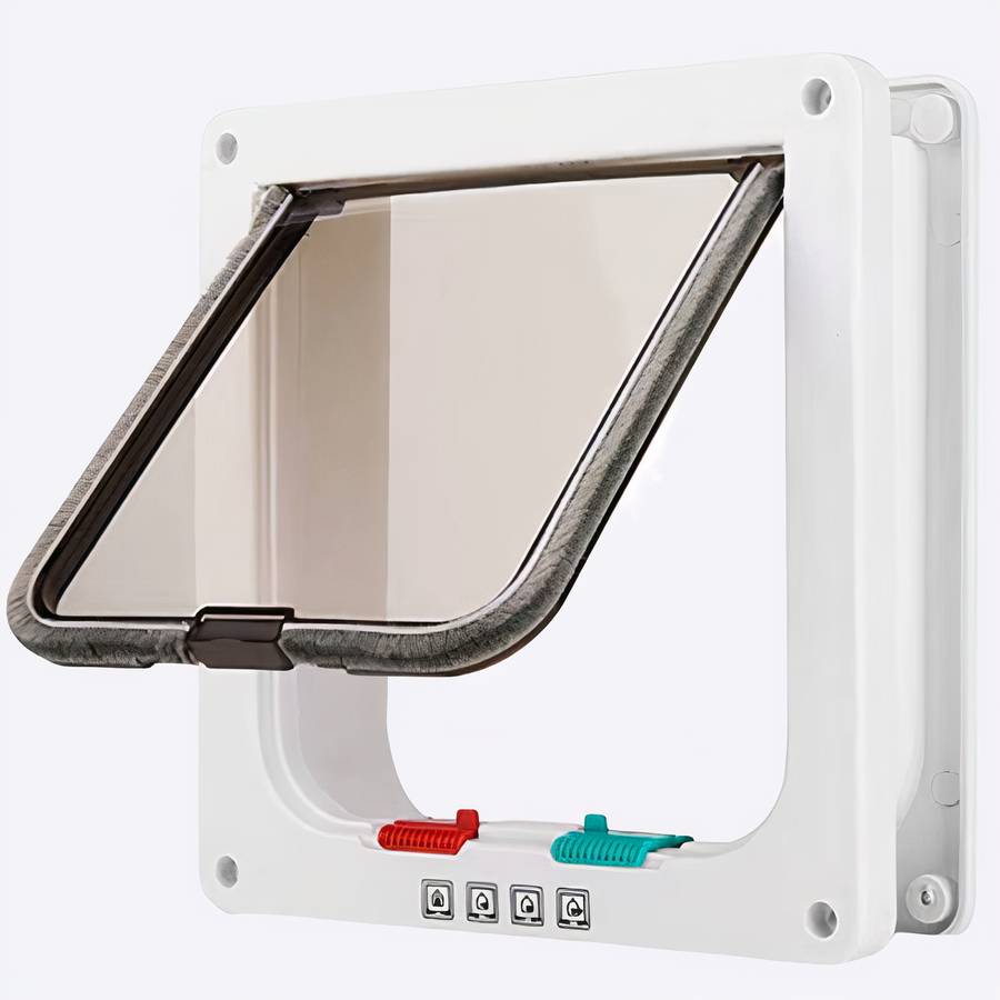 Dog Flap Door Pet Door for Dogs with Easy Install and Secure Lock