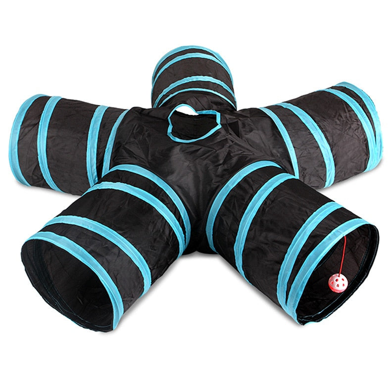 Cat Tunnel Toy Interactive Play Tunnel for Cats and Kittens