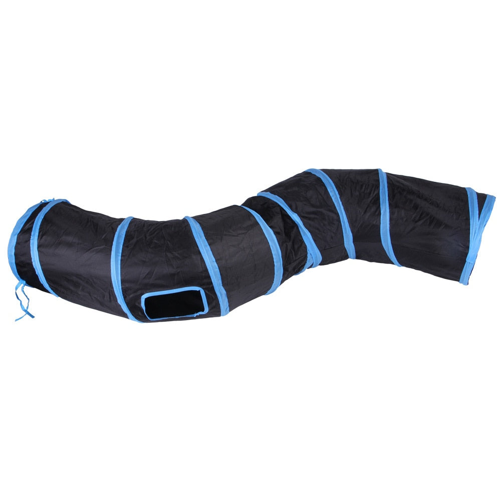 Cat Tunnel Toy Interactive Play Tunnel for Cats and Kittens