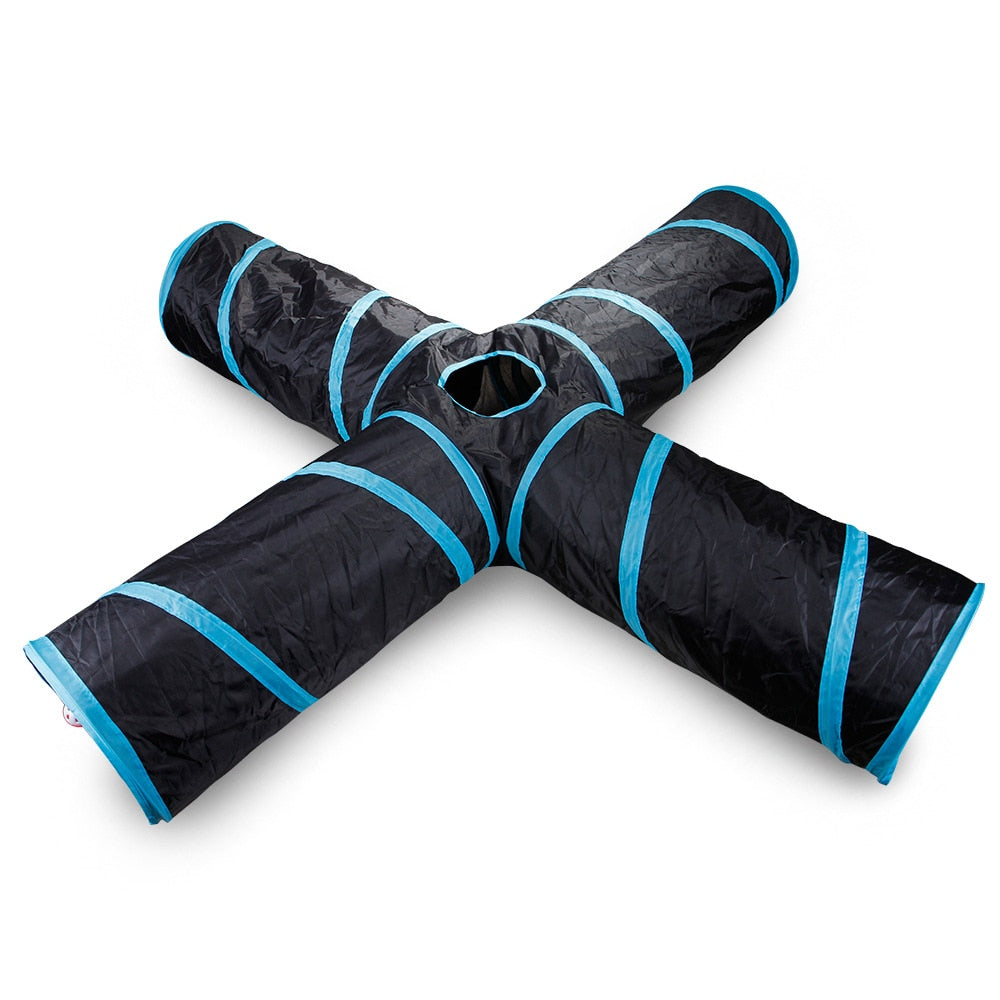 Cat Tunnel Toy Interactive Play Tunnel for Cats and Kittens