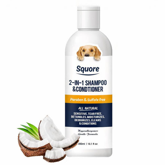 Natural Dog Shampoo for Pets Gentle Organic Formula Clean Coat and Skin Care
