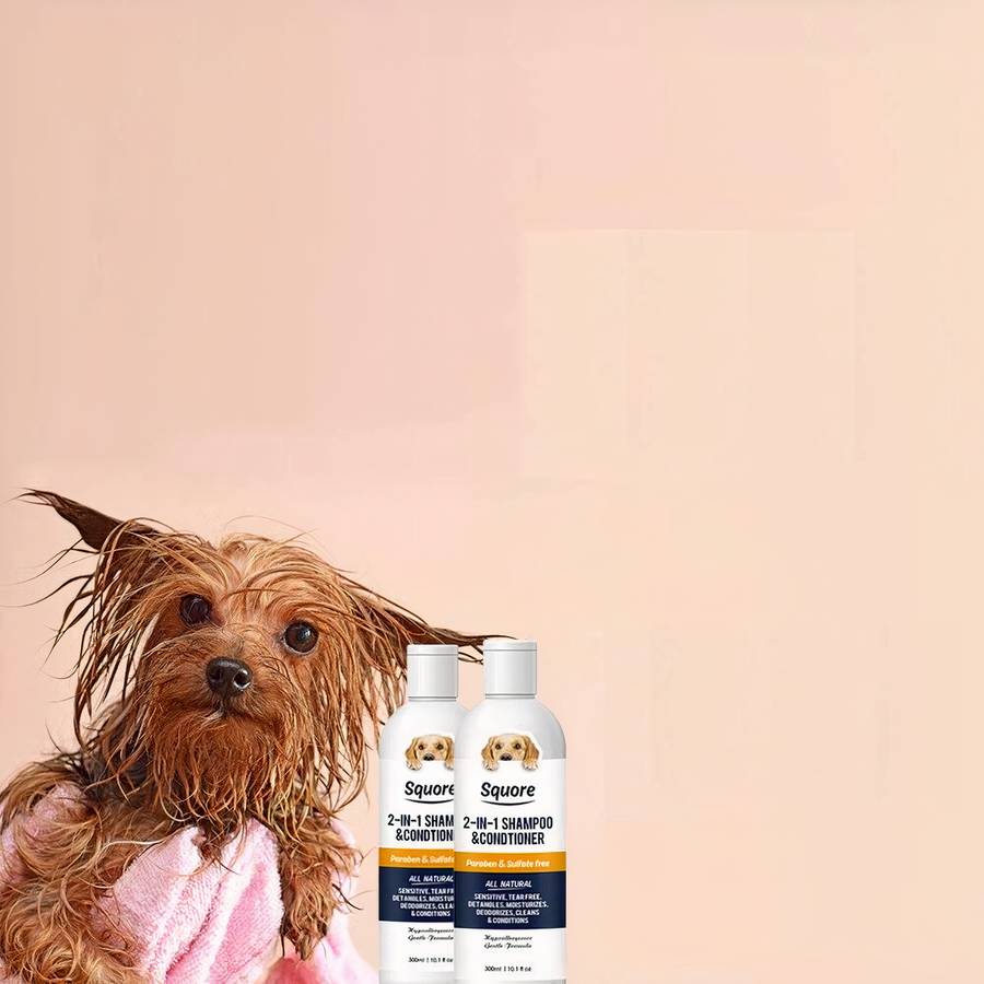 Natural Dog Shampoo for Pets Gentle Organic Formula Clean Coat and Skin Care