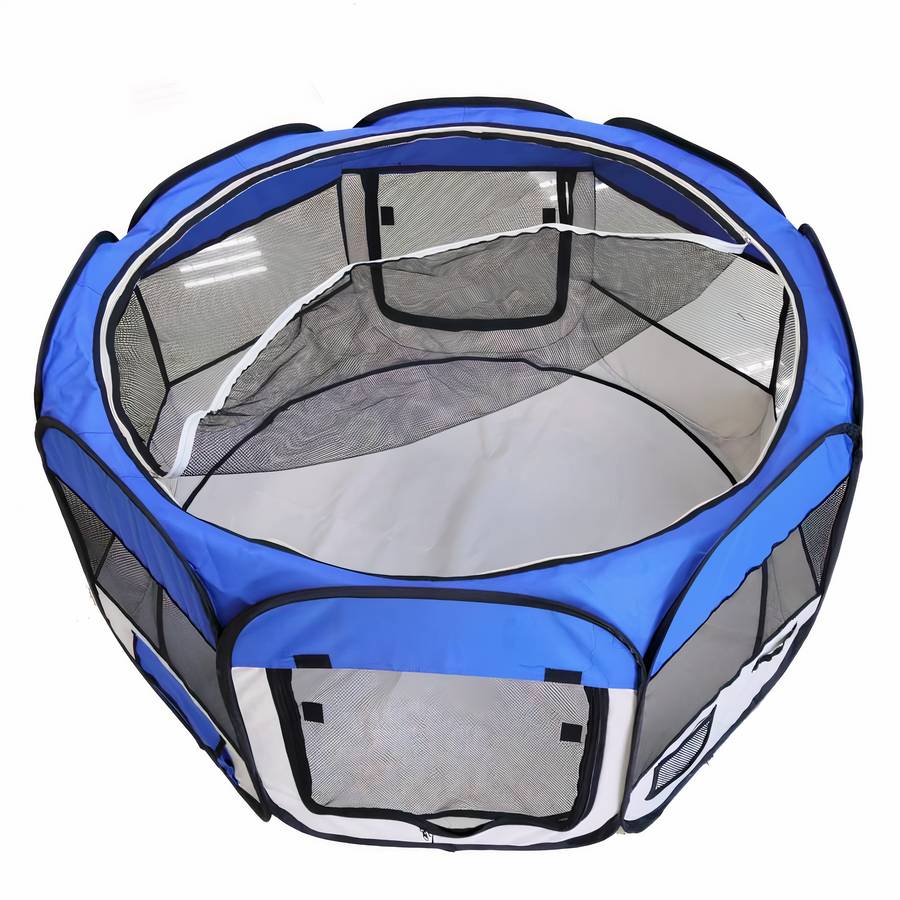 Foldable Octagonal Dog Tent Portable Pet Shelter Canopy