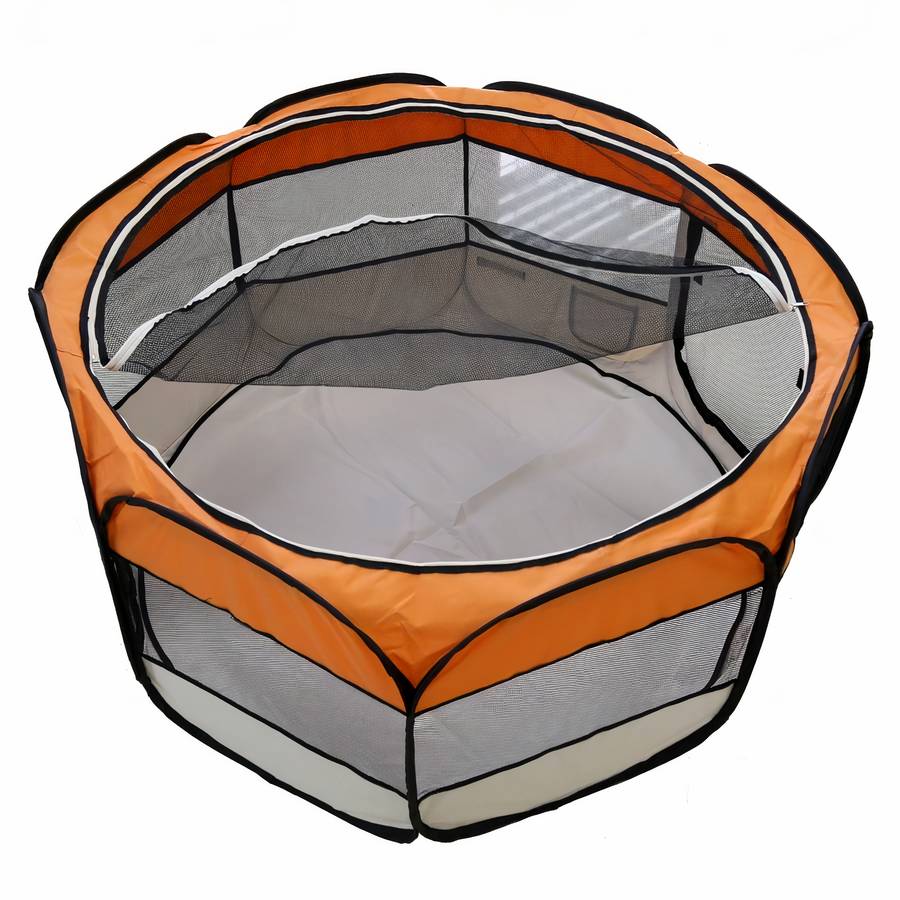 Foldable Octagonal Dog Tent Portable Pet Shelter Canopy