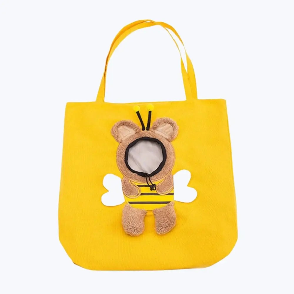 Animal Cat Pattern Tote Bag Canvas Reusable Shopping Bag