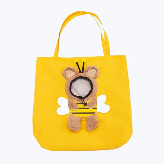 Animal Cat Pattern Tote Bag Canvas Reusable Shopping Bag