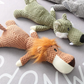 Plush Ribbed Sound Toy for Babies and Toddlers Soft Sensory Toy