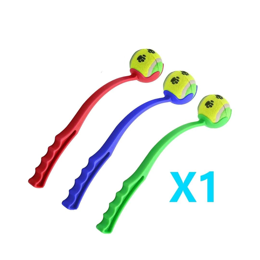 Manual Dog Ball Launcher Toy for Fetch Training and Exercise