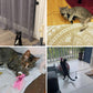 Cat Fishing Rod with Suction Cup Toy for Cats Interactive Play