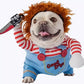 Chucky Cat Halloween Costume for Kids and Adults Creepy Cat Costume