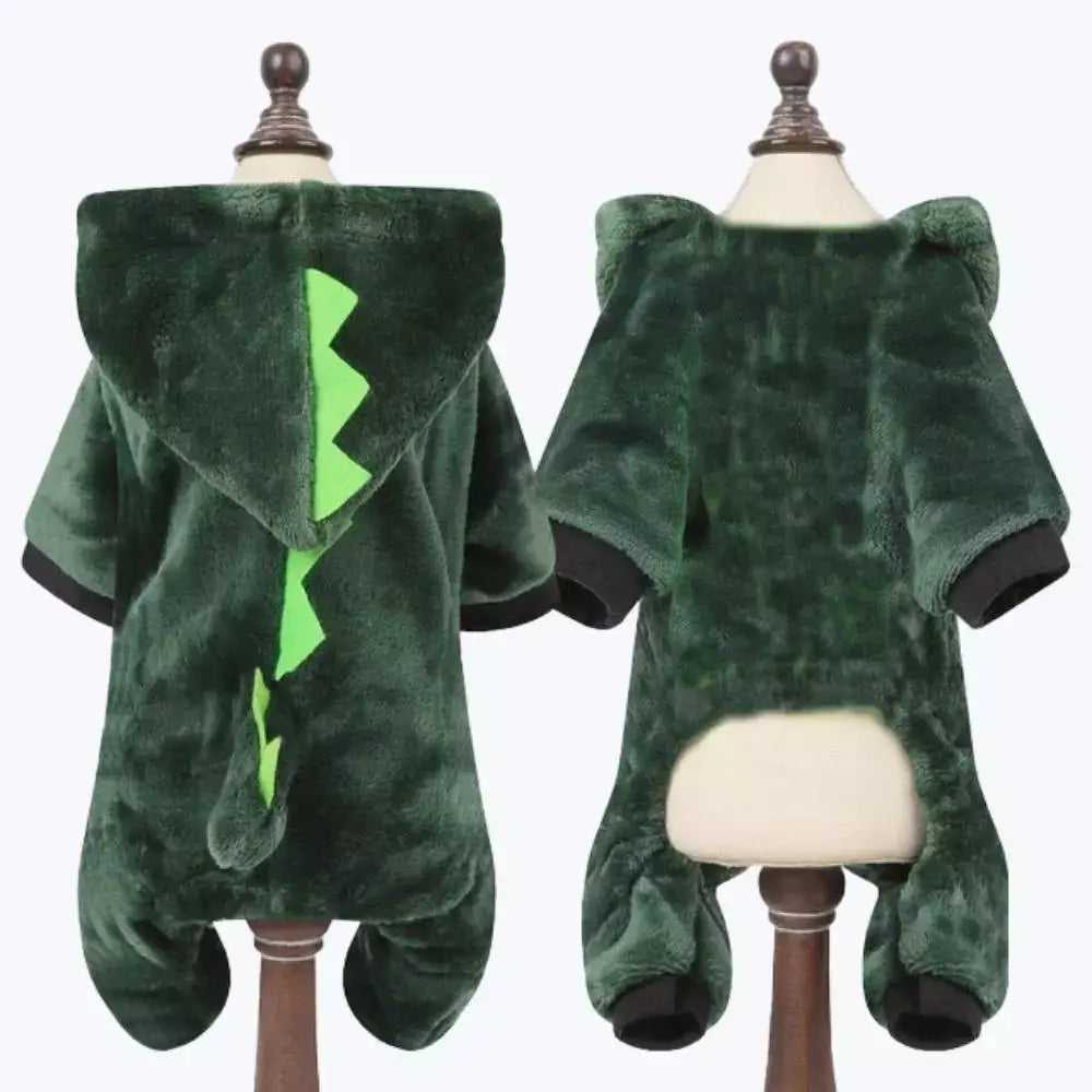Dinosaur Hoodie Cat Costume Kids Animal Pajamas Onesie