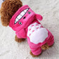 Fleece Cat Costume Warm Pet Outfit for Cats Cozy Cat Clothes