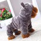 Fleece Cat Costume Warm Pet Outfit for Cats Cozy Cat Clothes