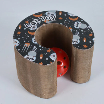 Cat Scratching Post Cardboard Durable Scratcher Toy for Cats