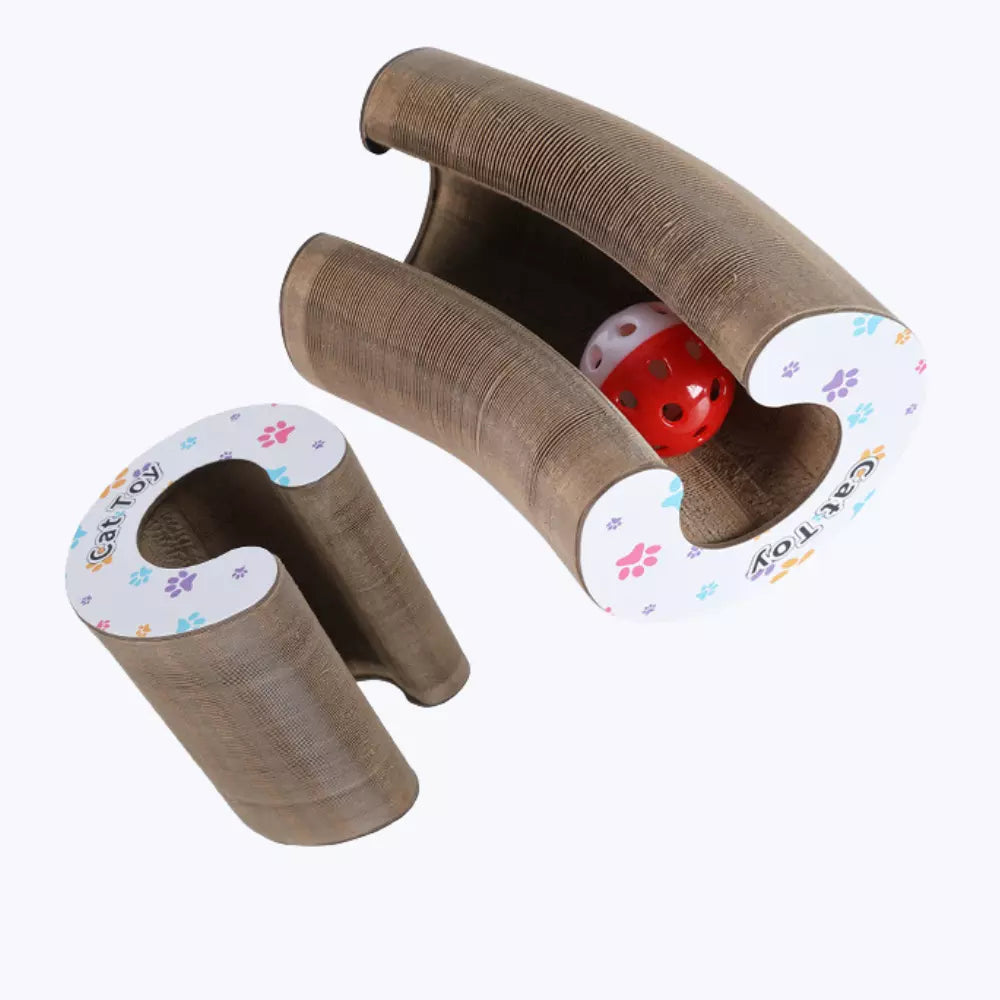 Cat Scratching Post Cardboard Durable Scratcher Toy for Cats