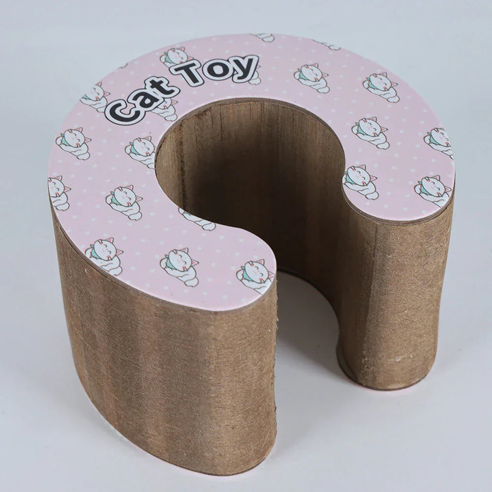 Cat Scratching Post Cardboard Durable Scratcher Toy for Cats
