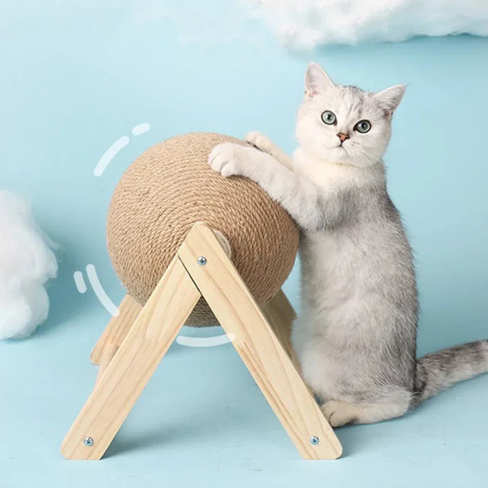Cat Scratching Ball Toy Interactive Play Ball for Cats