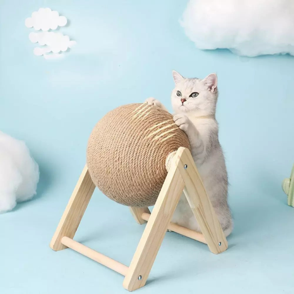 Cat Scratching Ball Toy Interactive Play Ball for Cats
