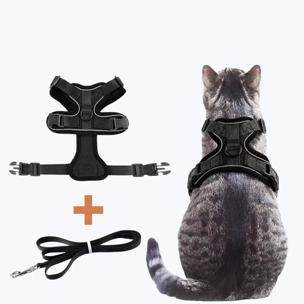 Escape Proof Cat Harness Adjustable Cat Leash Harness for Cats