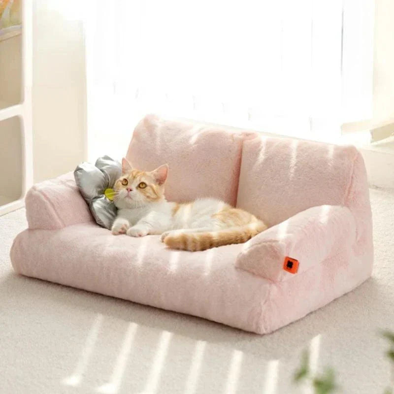 Cat Sofa Bed Lounge Pet Couch Comfortable Kitten Furniture