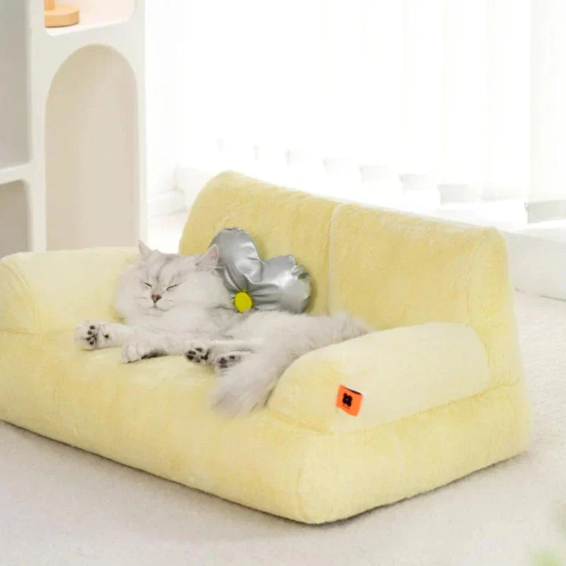 Cat Sofa Bed Lounge Pet Couch Comfortable Kitten Furniture