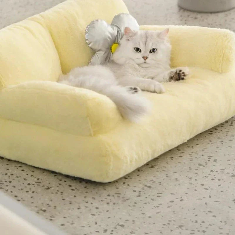 Cat Sofa Bed Lounge Pet Couch Comfortable Kitten Furniture