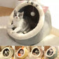 Soft Cat Bed Cozy Pet Basket for Cats Plush Kitty Lounger