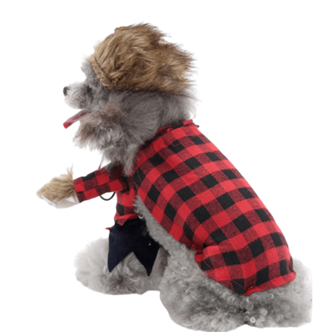 Lumberjack Costume for Cats and Dogs Pet Outfit