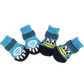 Dog Socks Duck Pattern Pet Socks Non Slip Cozy Puppy Footwear